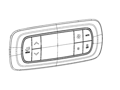 Mopar 6WL29PD2AA Air Conditioner And Heater Control