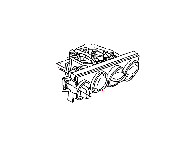 Mopar 55111879AA Air Conditioner And Heater Control