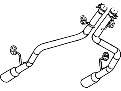 Mopar 4786487AI Exhaust Pipe