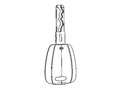 Mopar 68435275AA Valet Key-Blank