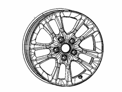 Mopar 4755552AA Wheel-Aluminum