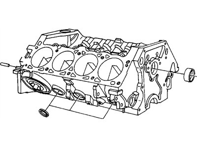 Mopar 1122532 DOWEL Pin-Block To Clutch Housing