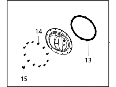 Mopar 68216206AB Differential