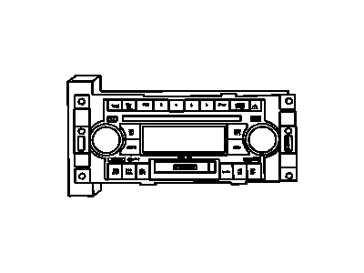 Mopar 5064032AJ Radio-AM/FM With Cd And Cassette