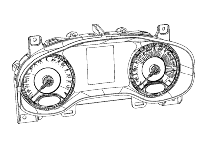 Mopar 6QR58DX9AC Cluster-Instrument Panel