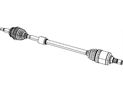 Mopar 52123897AA Axle Half Shaft