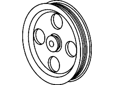 Mopar 5290139AA Pulley-Power Steering Pump