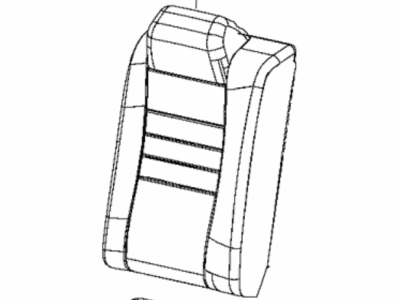 Mopar 5YB74DX9AA Rear Seat Back Cover Right