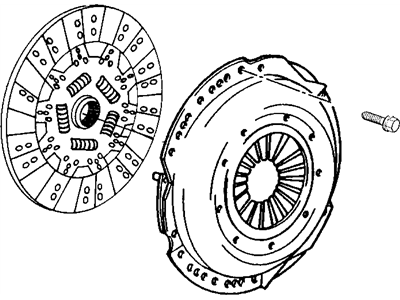 Mopar 4762857 CLTCH Kit-Pressure Plate And Disc