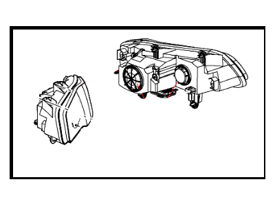 Mopar 68042154AG Composite Headlamp
