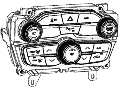 Mopar 56054684AB Control-Vehicle Feature Controls