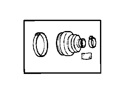 Mopar 68127815AA *BOOTPKG-HALFSHAFT