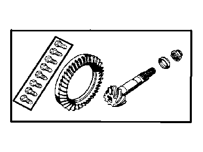 Mopar 4761678AB Gear Kit-Ring And PINION