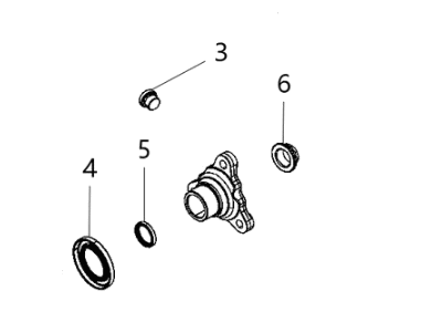 Mopar 68402923AA FLANGE-Output