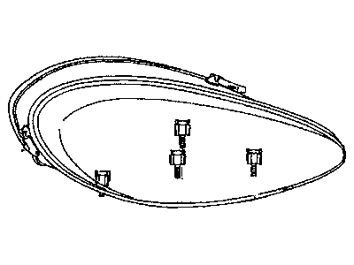 Mopar 4848062AD Headlight Right