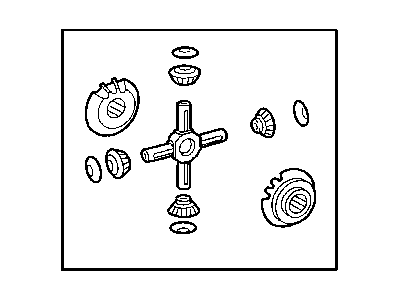 Mopar 5136150AA Shaft-Differential PINION