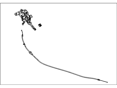 Mopar 4877802AD Lever-Parking Brake