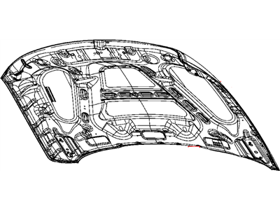 Mopar 55372244AJ Hood Panel