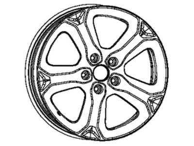Mopar 5PS08DD5AB Aluminum Wheel