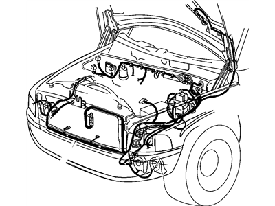 Mopar 56055285AF Wiring-HEADLAMP To Dash