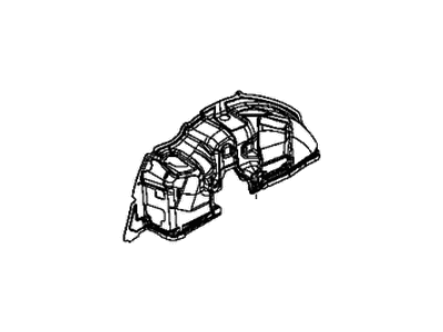 Mopar 68225721AC SILENCER-WHEELHOUSE Inner