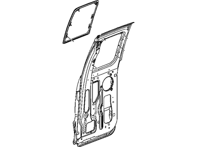 Mopar 5170069AB Glass-Quarter Window