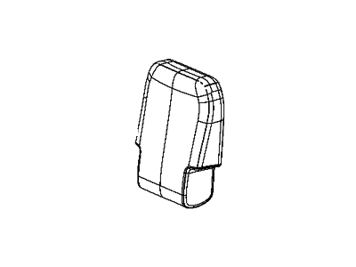 Mopar 6ED02DX9AA Rear Center Seat Back Cover