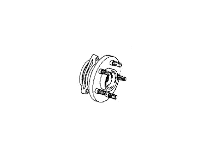 Mopar V2507449AA Front Brake Hub And Bearing Assembly