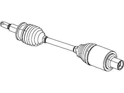 Mopar 68257065AE Shaft-Axle Half