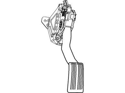 Mopar 68043161AD Pedal-Accelerator