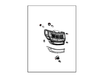 Mopar 68110016AE Lamp-Tail