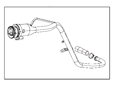 Mopar 52029694AH Tube-Fuel Filler