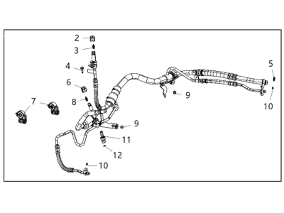 Mopar 68302519AG Line-A/C Suction And Liquid