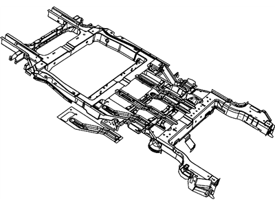 Mopar 68032356AB Rail-Rear Floor Pan Side