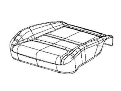 Mopar 6RE26BD3AD Front Seat Cushion