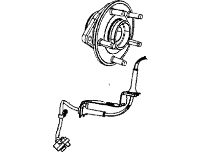 Mopar 2AMVH947AA Brake Hub And Bearing