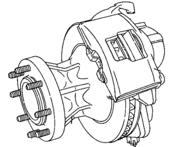 Mopar 5010020AA Disc Brake Hub Front
