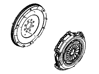 Mopar 5062150AF CLTCH Kit-Pressure Plate And Disc