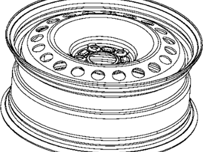 Mopar 4726430AA Steel Wheel Spare