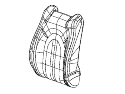 Mopar 7BC83LA3AA Front Seat Back Cover