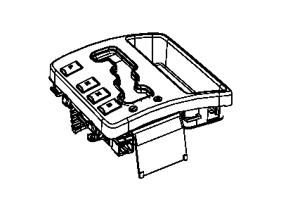 Mopar 52124587AA PRNDL BEZ-Gear Selector
