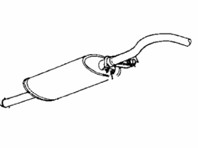 Mopar E0022739 Front Exhaust Muffler