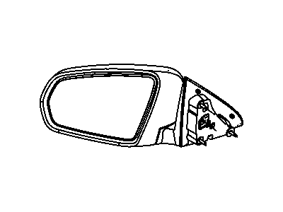 Mopar 68101142AA Glass-Mirror Replacement