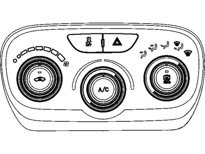 Mopar 5MD15DX9AJ Center Stack Lower