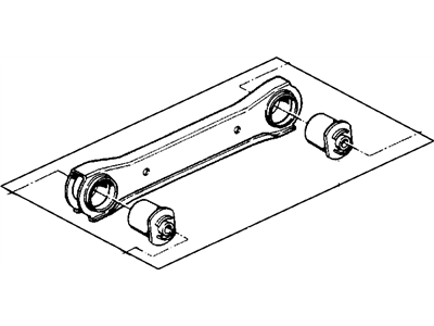 Mopar 52001162 Suspension Control Arm Front/Rear-Lower