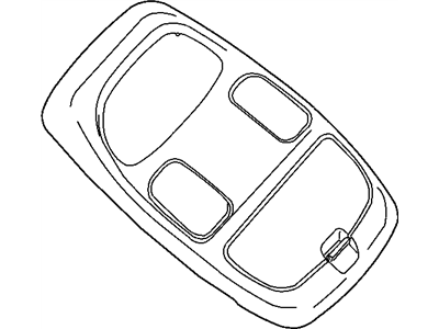 Mopar 1VG06BD1AA Console-Overhead