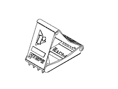 Mopar 68269809AA CHOCK-Wheel