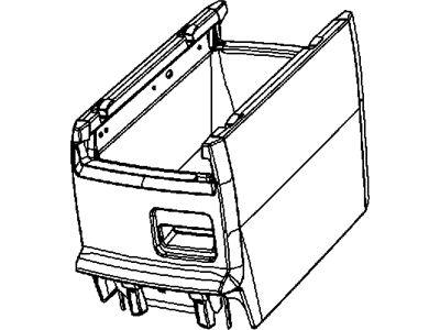 Mopar 1JC89BD5AA Bin-Floor Console