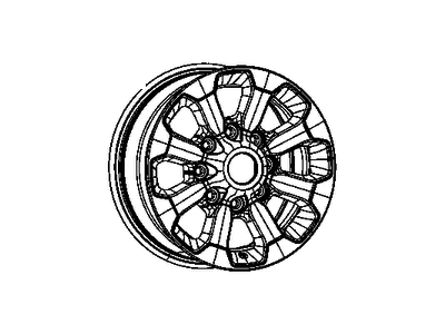 Mopar 6CV28RXFAA Wheel-Aluminum