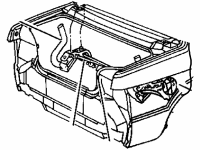 Mopar 5255642 WEATHERSTRIP-Assembly- Dk Lid OPNG